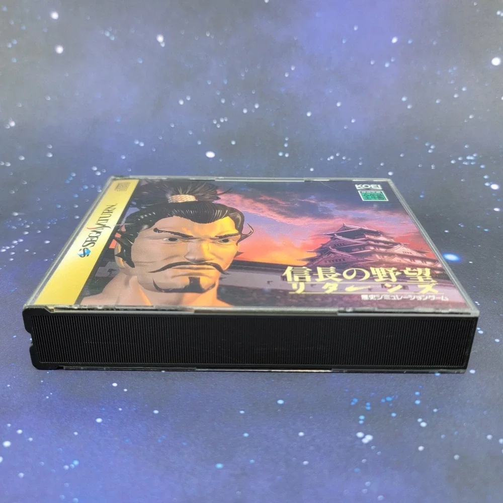 Nobunaga no Yabou Returns (Sega Saturn) JAPANESE Video Game w/ Manual 0623